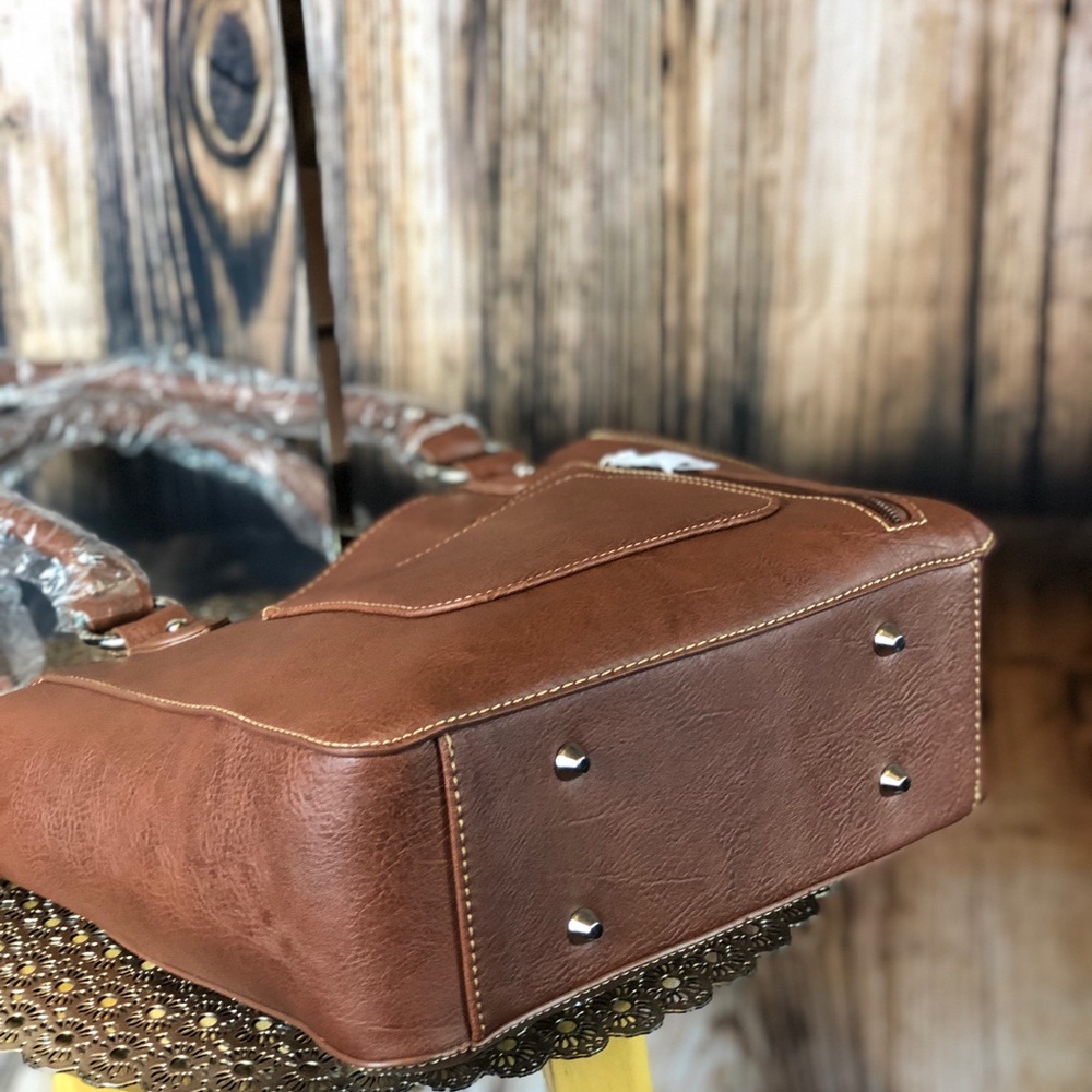 Montana West Floral Concealed Carry Satchel - Picture 3 of 5